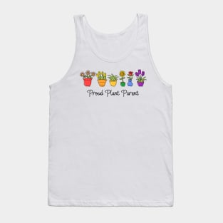 Proud Plant Parent LGBTQ Pride Plant Garden Gift For Men Lgbt Women Tank Top